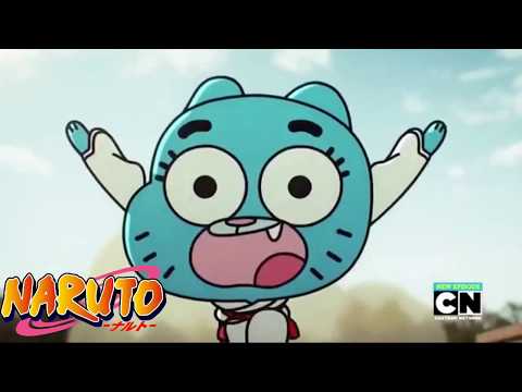 Cartoons and Anime Portrayed by The Amazing World of Gumball