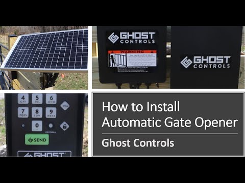 Installing Gate Opener - Ghost Controls - Remotes and Keypad