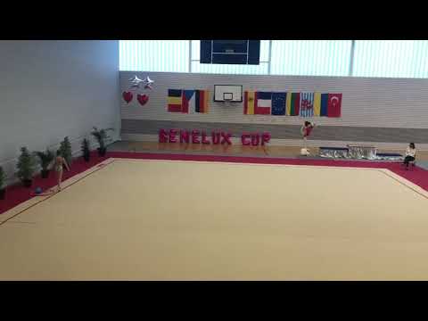 BeNeLux Cup 2019 - Wendy Gomes - 2007 B - Ball - 2ième Place