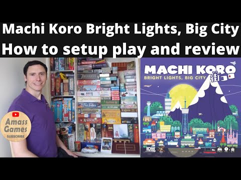 How to setup play and review Machi Koro: Bright Lights, Big City