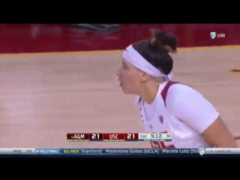 Women’s Basketball: USC 74, Texas A&M 75 - Highlights 12/15/17
