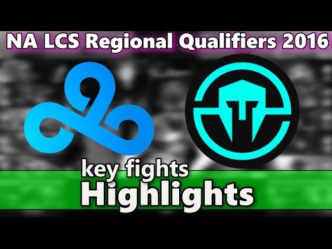 Cloud9 vs Immortals Highlights NA LCS Regional Qualifiers 2016 Final