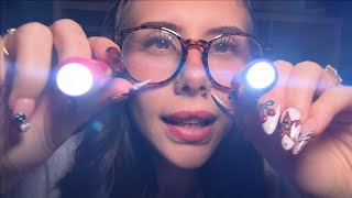 ASMR weird girl examines and draws your face (spit painting, hand movements, hypnosis)