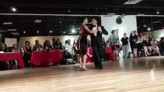 Yesica Esquivel & Ariel Leguizamon at Las Pebetas Milonga. Miami