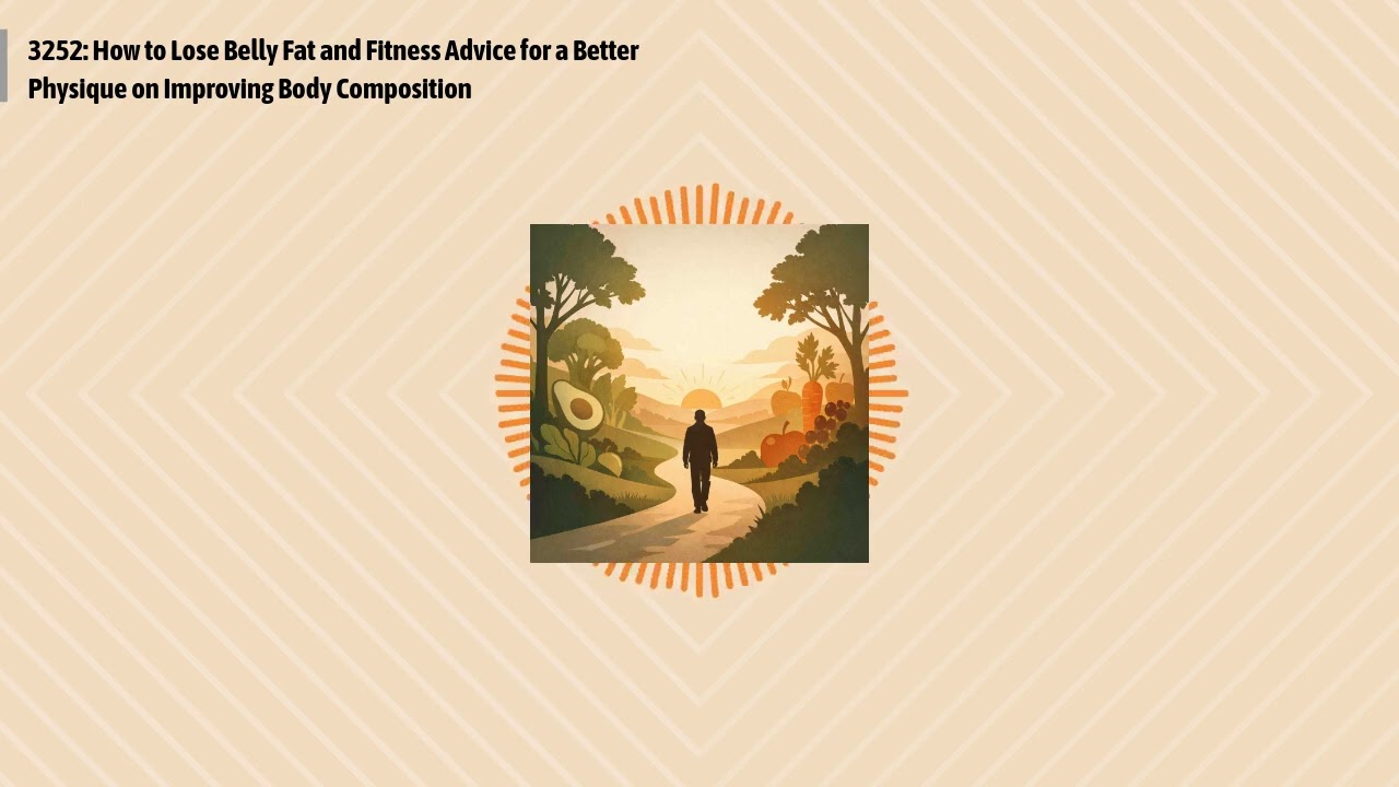 3252: How to Lose Belly Fat and Fitness Advice for a Better Physique on Improving Body...