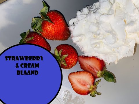 Strawberries and Cream Blaand. (whey wine)