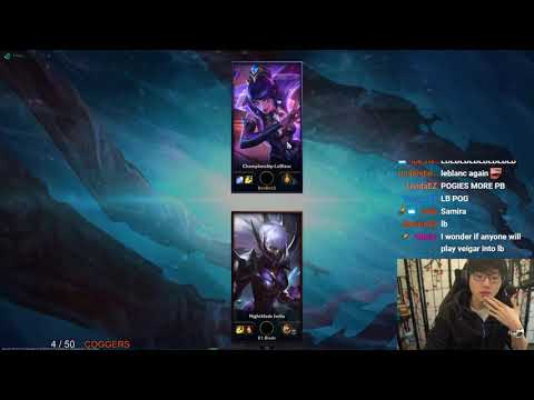 BOX BOX leblanc VS TF BLADE irelia solo 1vs1