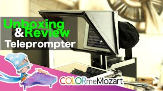 Unboxing and Review of the ILOKNZI 12 Teleprompter with Remote Control