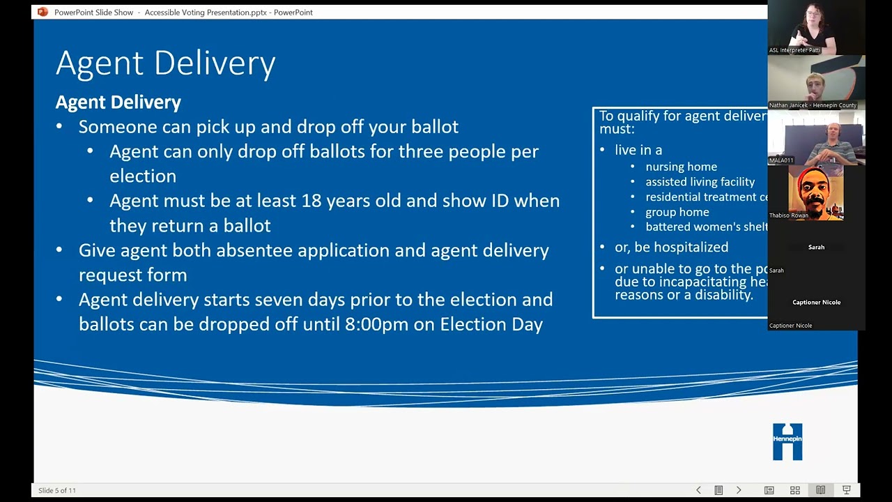 Accessible Voting and Voter Rights Webinar