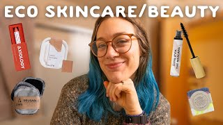 Sustainable skincare, makeup, and haircare routine!