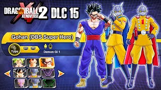 NEW DLC 15 CHARACTERS UNLOCKED! Xenoverse 2 ALL Super Hero Pack 1 Skills, Movesets & Voices Gameplay