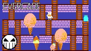 Peter Pepper's Ice Cream Factory (Data East Arcade 2) Gameplay