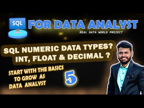 Sql Numeric Data Types Int Float Decimal Ms Sql Sql For Data Analyst 5