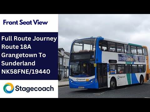 Full Route Journey | Stagecoach NE Bus Route 18A - Grangetown To Sunderland | NK58FNE/19440