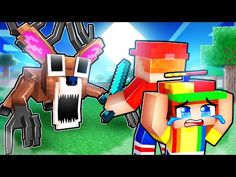 DEER VS Johnny & Marty In Minecraft!