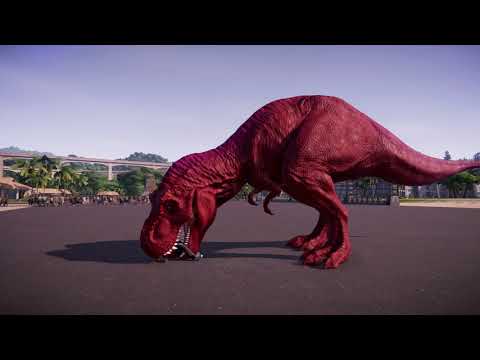 Video Ends If Tyrannosaurus Rex Eats Human