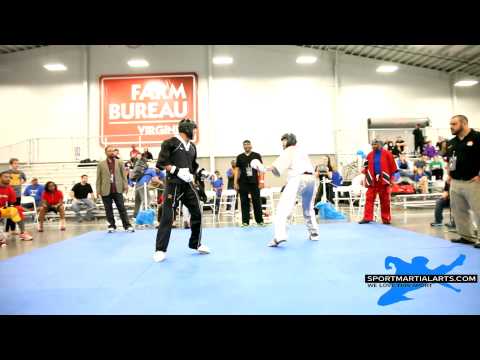 Jake Haromszeki vs Wayne Easterling - Mens Sparring - Grand Slam Open Nationals 2014