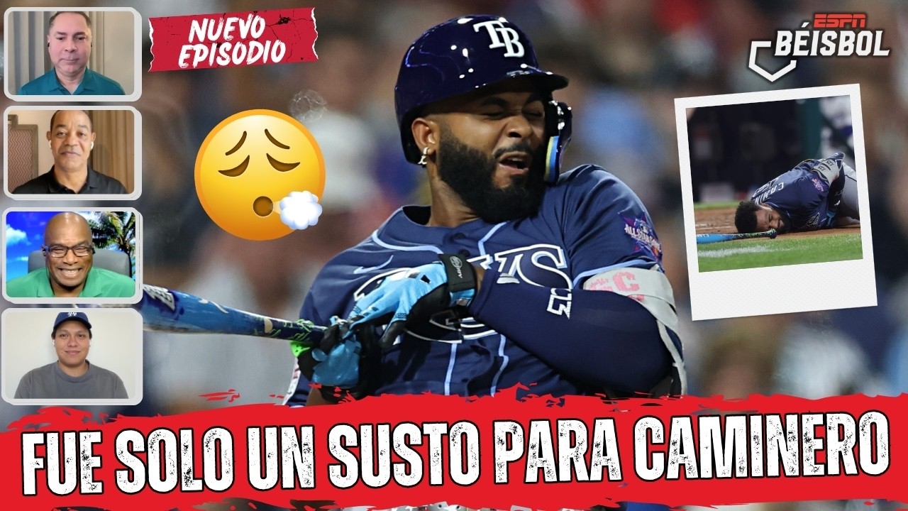JUNIOR CAMINERO ESTÁ BIEN, el PELOTAZO en JUEGO DE ESTRELLAS fue solo un SUSTO | ESPN Beisbol
