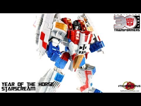 video Review of the Transformers Year of the Horse Starscream