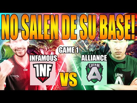 INFAMOUS VS ALLIANCE LATAM [BO3] - GAME 1 - OSCAR VS VITALY - DPC SA 2023 Tour 1: Division I