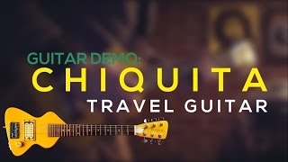 'Marty McFly' Yellow Erlewine Chiquita Travel Guitar