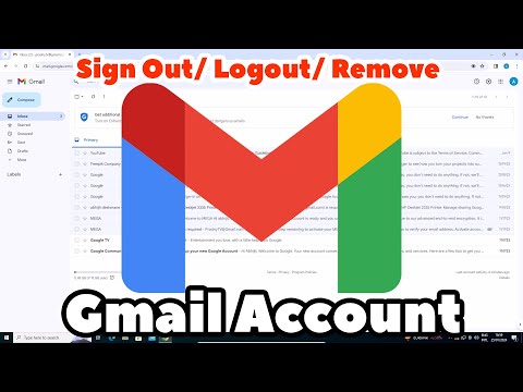 How to Sign Out/ Logout/ Remove a Gmail Account from Your PC or Laptop - 2025