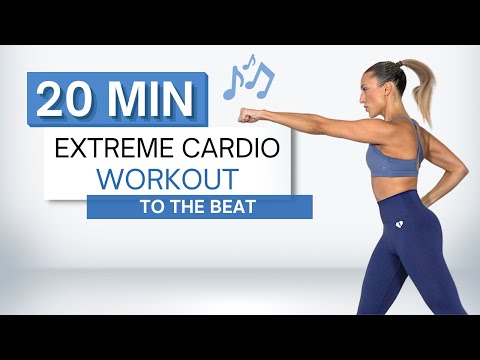 20 min CARDIO HIIT WORKOUT | To The Beat ♫ | High Intensity | Modifications Provided