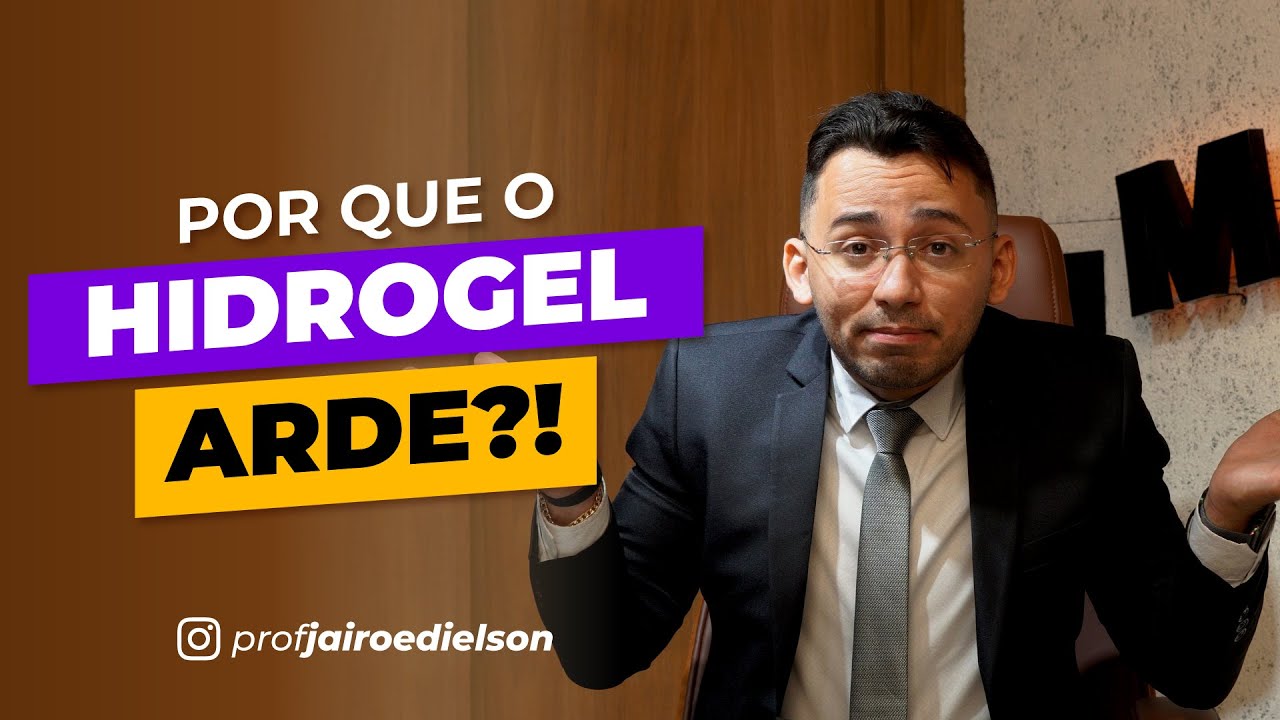 Porque o hidrogel arde?