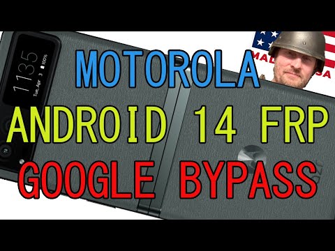 Motorola Android 14 FRP Bypass Factory Reset Google Unlock Razr 2023 Without PC