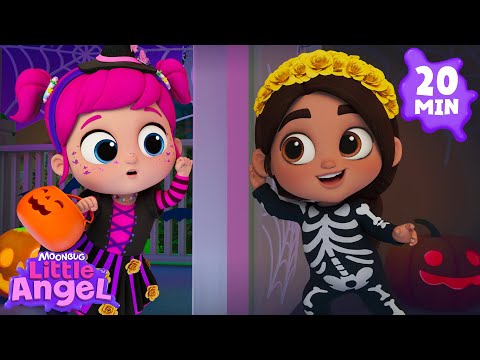 Halloween Queen! Don’t Be Scared! 🎃 | Haunted House Song | Little Angel Kids Songs & Nursery Rhymes