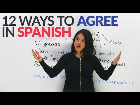 How to agree in Spanish – Top 12 ways Video