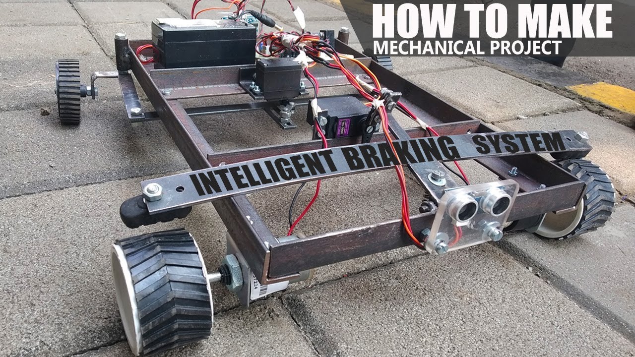 How To Make Intelligent Mechanical Braking System For Automobiles Mechanical Project
