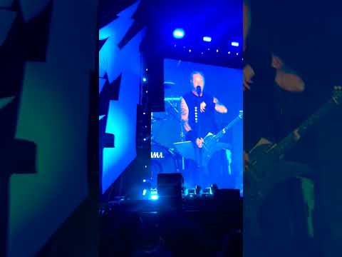 Legends James Hetfield gets emotional during a concert at Mineirão Stadium #legends #shots