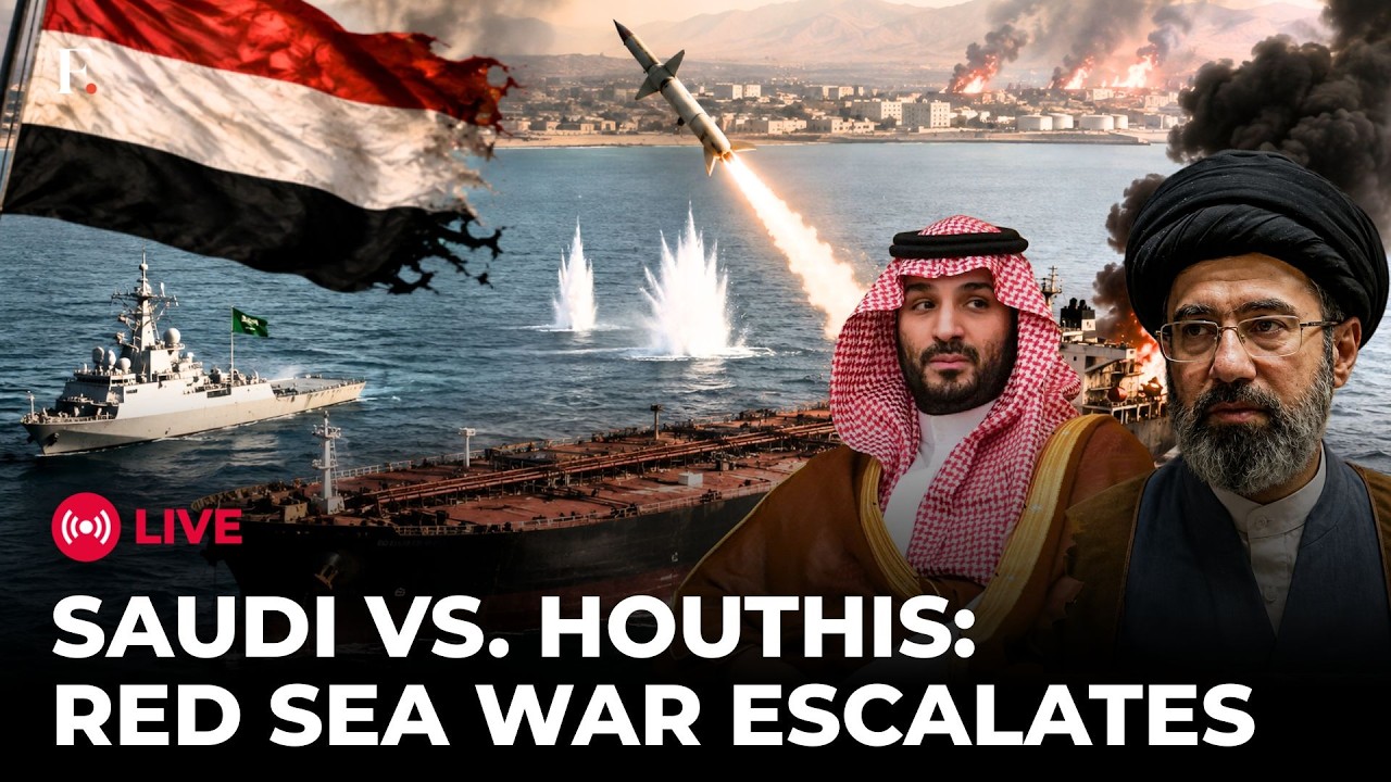 Houthis Attack Saudi LIVE: Houthis Attack Saudi Tanker as Red Sea Crisis Deepens | US Iran War