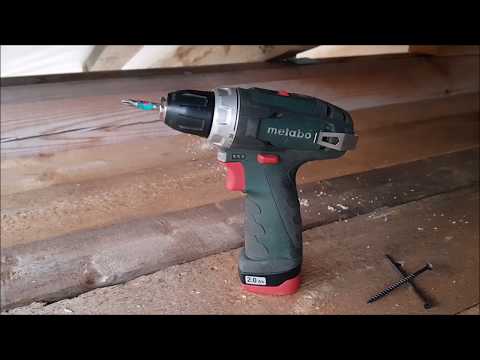 Шуруповерт Metabo PowerMaxx BS через 2,5 года эксплуатации честный отзыв