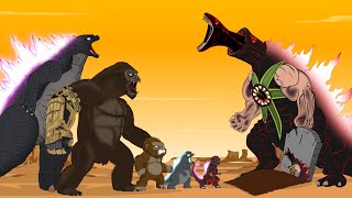 GODZILLA & KONG vs EVOLUTION OF PYTHON - EL GRAN MAJA : Who Is The King Of Monster - FUNNY???