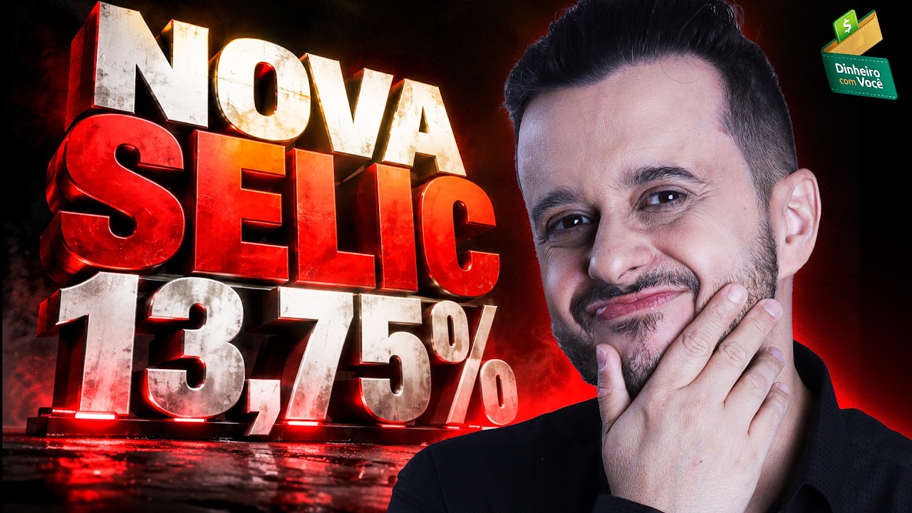 INACREDITÁVEL: SELIC ACABA de CAIR (13,75% a.a.)! E AGORA???