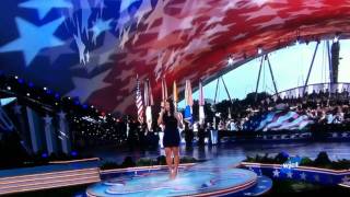 Jordin Sparks singing The National Anthem @ A Capital 4th