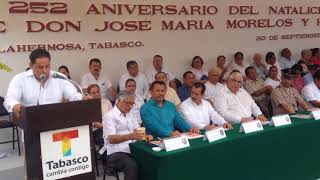 Sábado 30.sep.2017
Buenos días:

A 252 años del natalicio de Don José María Morelos y Pavón, esta ma