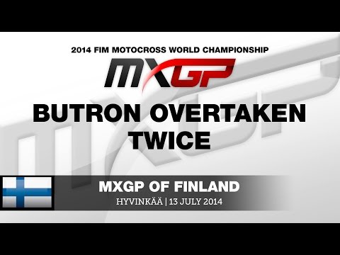 MXGP of Finland 2014 - Butron overtaken twice - Motocross