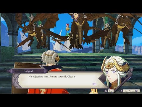 Fire Emblem: Three Houses - Edelgard Vs Claude Dialogue At Derdriu