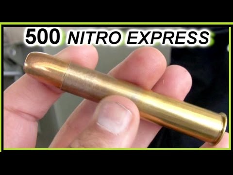 500 Nitro Express ELEPHANT GUN  in slowmo