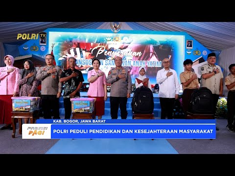 WAKAPOLRI SALURKAN BANSOS DAN SANTUNAN BAGI ANAK YATIM DI SMA KEMALA TARUNA BHAYANGKARA