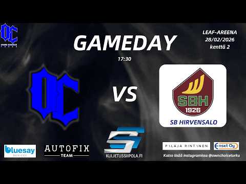 Own Choice - SB Hirvensalo : Miesten 4-div, Länsirannikko, A-lohko, 28.02.2026