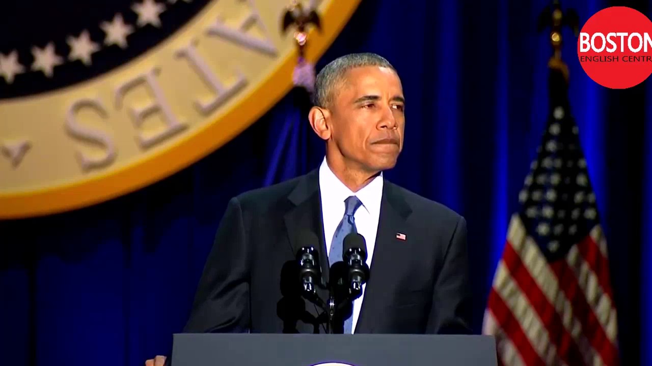 President Obama Farewell Speech   -   English subtitles