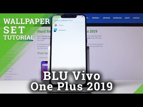 How to Change Wallpaper on BLU Vivo One Plus 2019 – Photo as Wallpaper