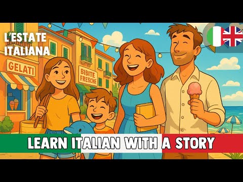 LEARN ITALIAN WITH A STORY: The Italian Summer 🏖️ Italian Listening Practice (ITA + ENG Subtitles)