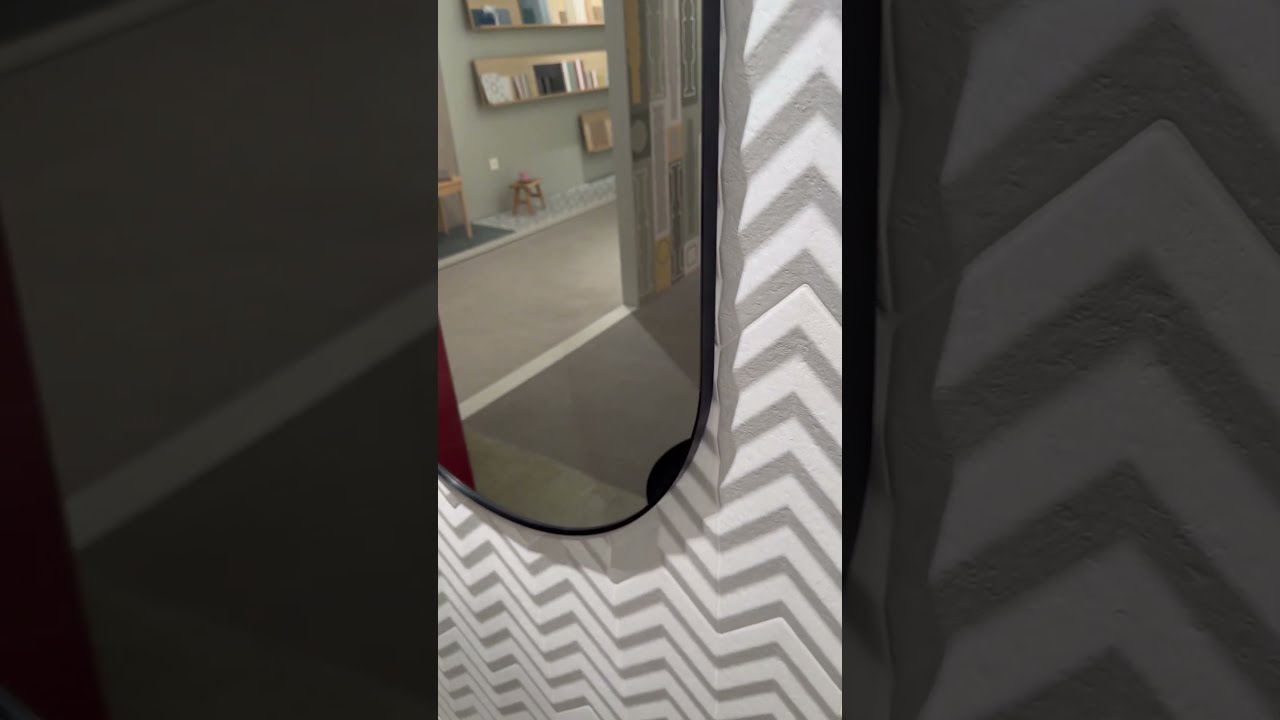 Biała płytka trójwymiarowa na ścianę