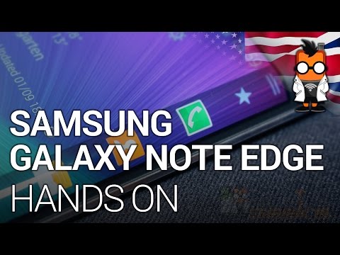Samsung Galaxy Note Edge Hands On - Phablet with Curved Display