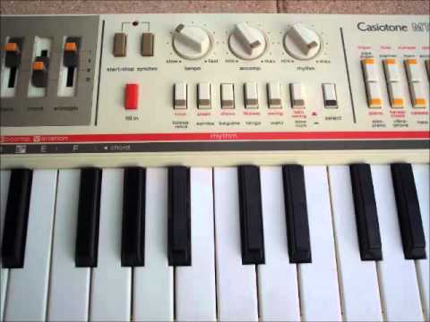 Casio, Casiotone, MT-65 / MT-68, Vintage mini Keyboards, Analog Drums